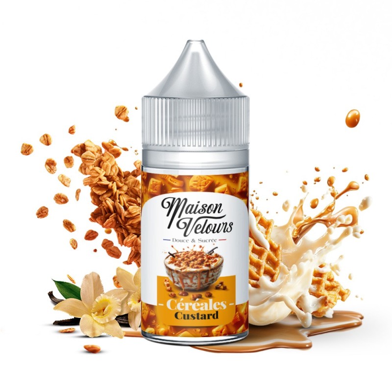 Maison Velours Concentrate 30ml - Céréales Custard | EliqVapoteur