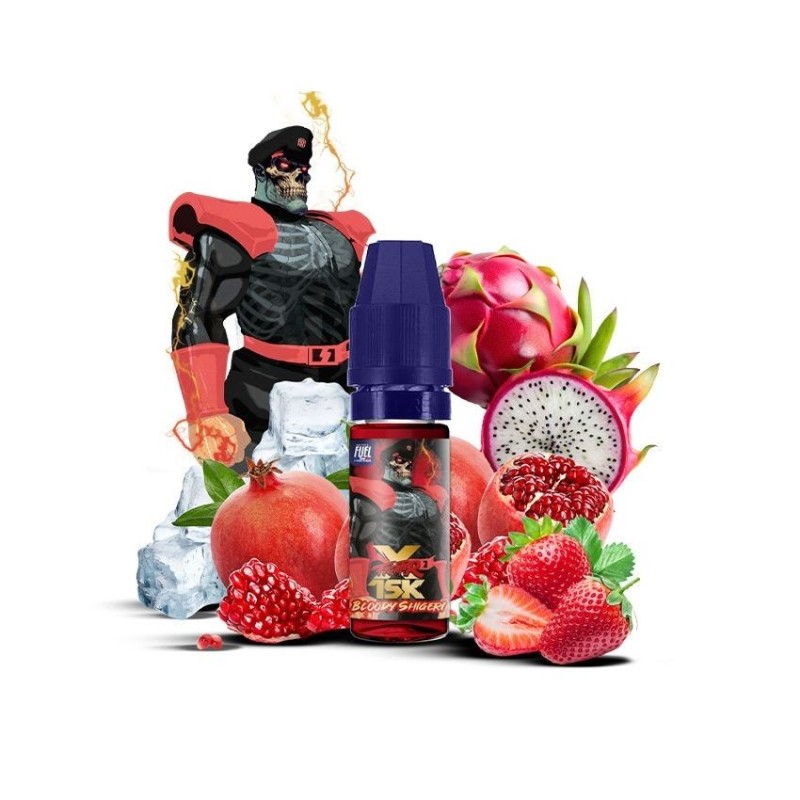 E-liquide Fighter Fuel Salt 10ml - Bloody Shigeri 20mg | EliqVapoteur