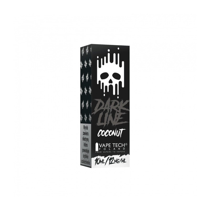 Dark Line E-liquid 10ml - Coconut 12mg | EliqVapoteur