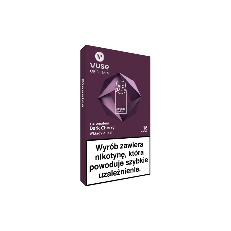 Vuse ePod Dark Cherry 12mg/ml (2 pcs.) | EliqVapoteur