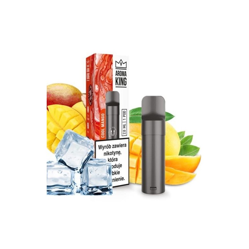 Kartridż Wkład Aroma King Pod - Cool Mango  | Eliq Vapoteur