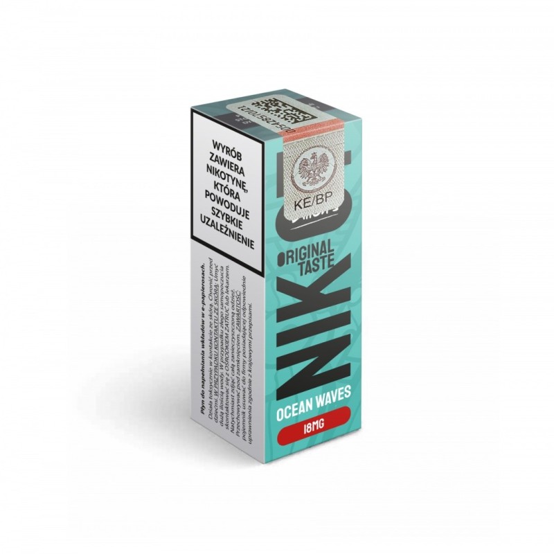 Dillon's Nikot E-liquid 10ml - Ocean Waves 18mg | EliqVapoteur
