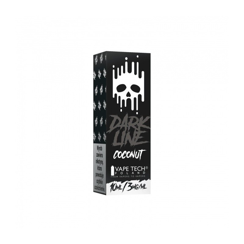 Liquid DARK LINE 10ml - Coconut 3mg  | Eliq Vapoteur