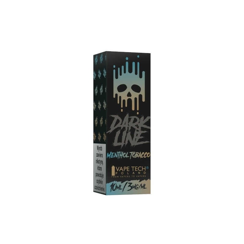 E-liquide DARK LINE 10ml - Tabac Menthe 3mg | EliqVapoteur