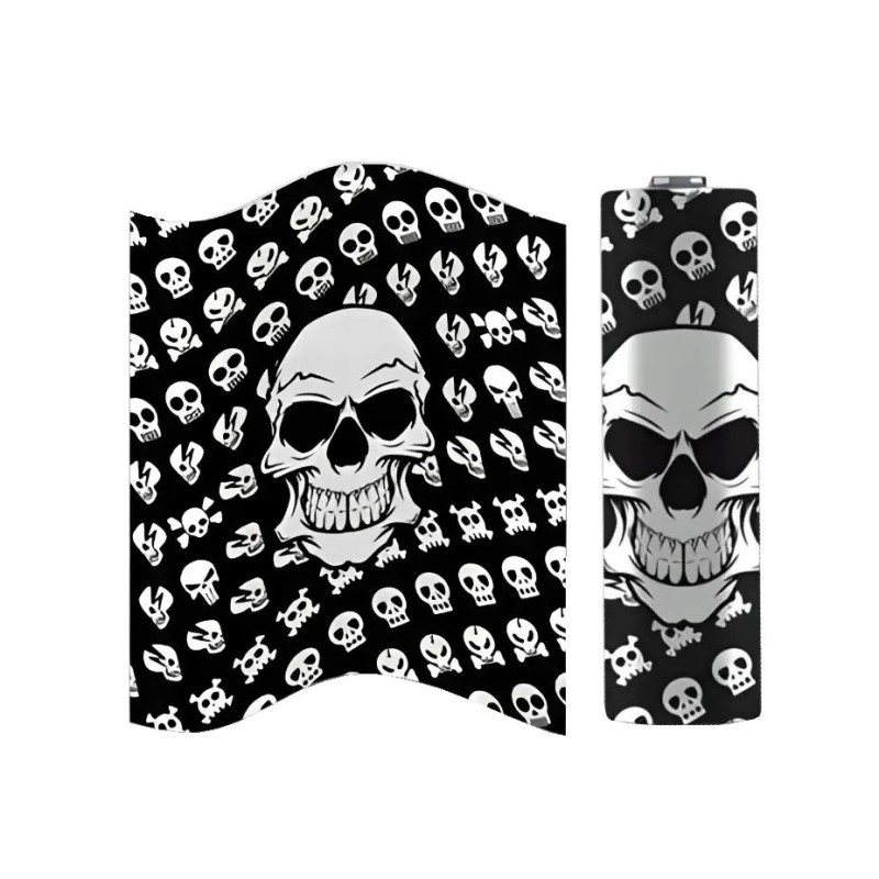 Koszulka - Czaszka - Termokurczliwa na akumulator 18650 | Eliq Vapoteur