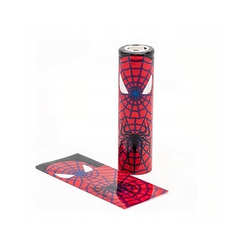 Koszulka Termokurczliwa - Spiderman - na akumulator 18650 | Eliq Vapoteur