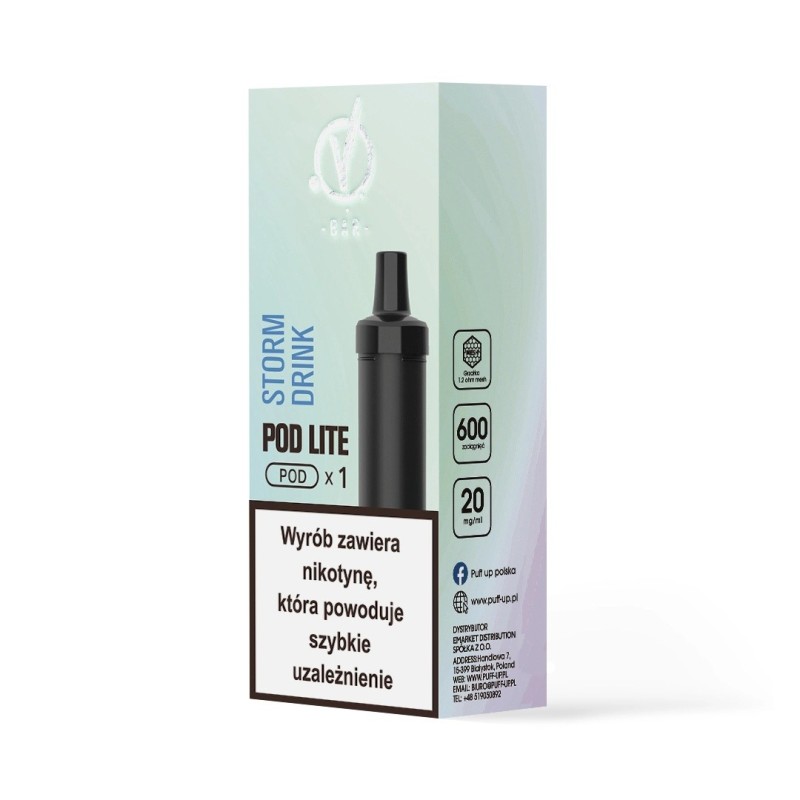 Cubo Pod Cartridge 20mg 2ml - Storm Drink Ice | EliqVapoteur