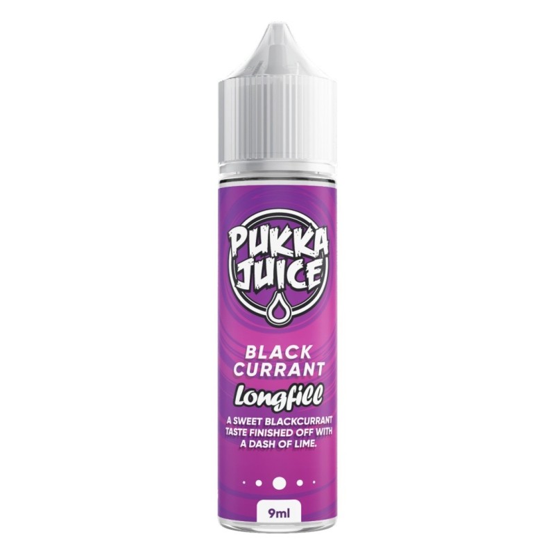 Longfill Pukka Juice 9/60ml - Blackcurrant | Eliq Vapoteur