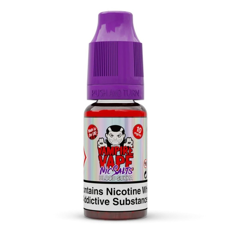 Vampire Vape Salt E-liquid 10 ml 10mg - Blood Sukka | EliqVapoteur