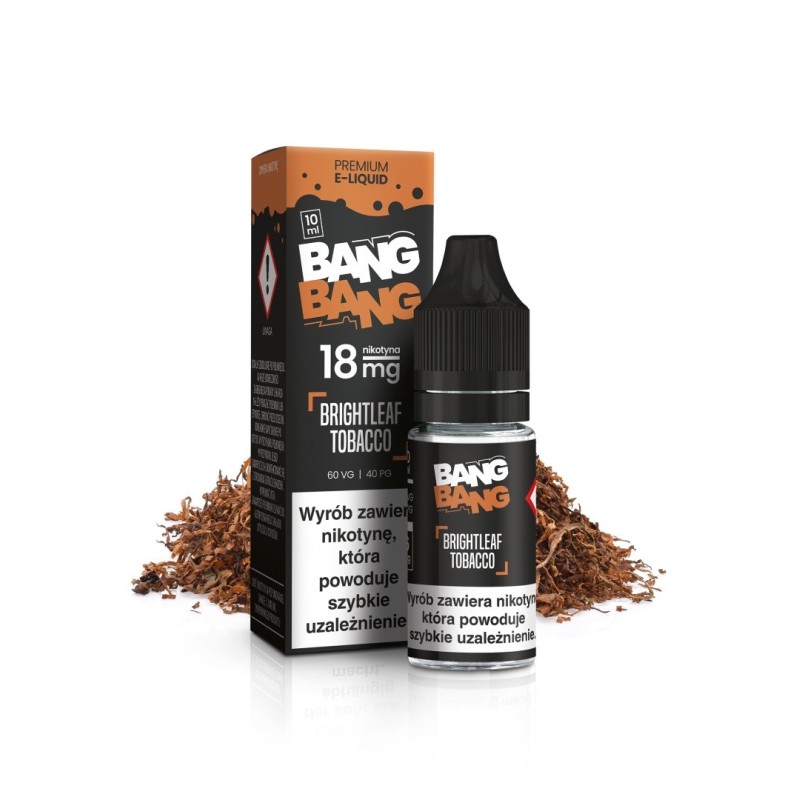 Liquid BANG BANG 10ml - Brightleaf Tobacco 18mg | Eliq Vapoteur