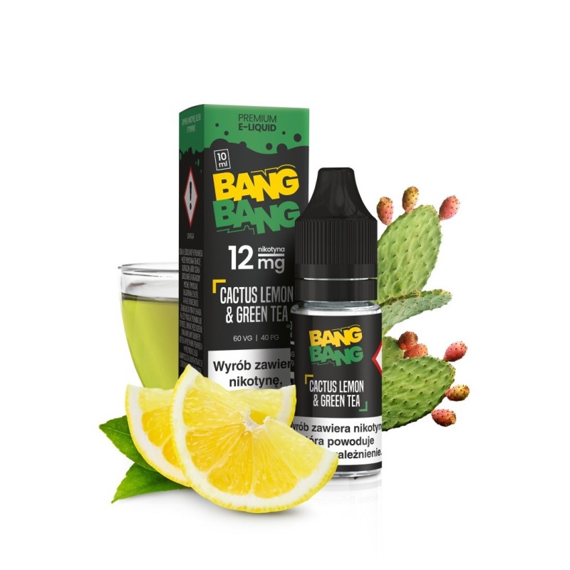 E-liquide BANG BANG 10ml - Citron de Cactus & Thé Vert 12mg | EliqVapoteur