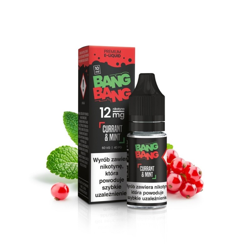 E-liquide BANG BANG 10ml - Cassis & Menthe 12mg | EliqVapoteur