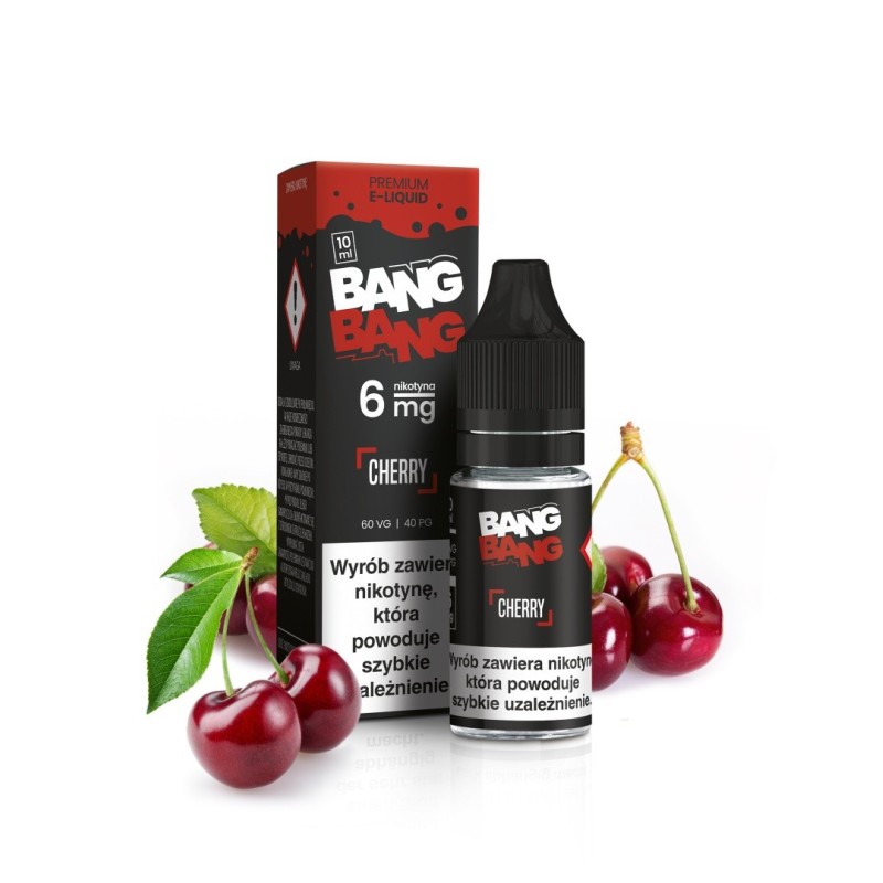 Liquid BANG BANG - 10ml Cherry 6mg | Eliq Vapoteur