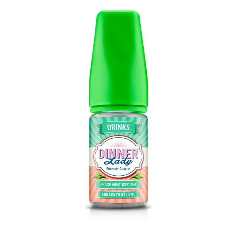 Longfill Dinner Lady 8/30ml - Pêche Menthe Thé Glacé | EliqVapoteur