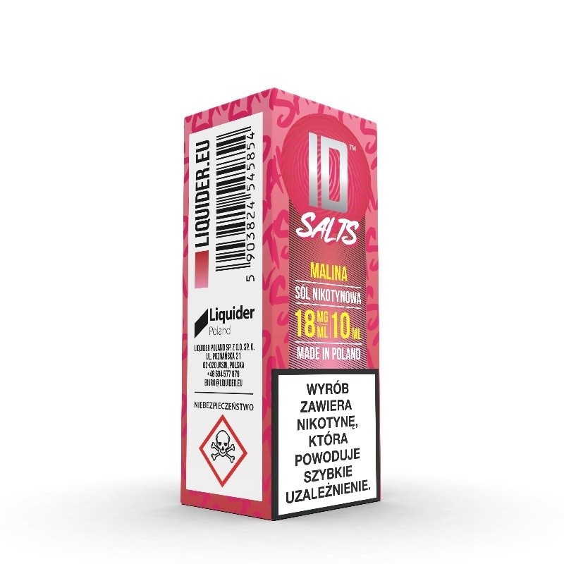 E-liquide ID Salt - 10ml Menthol 18mg | EliqVapoteur