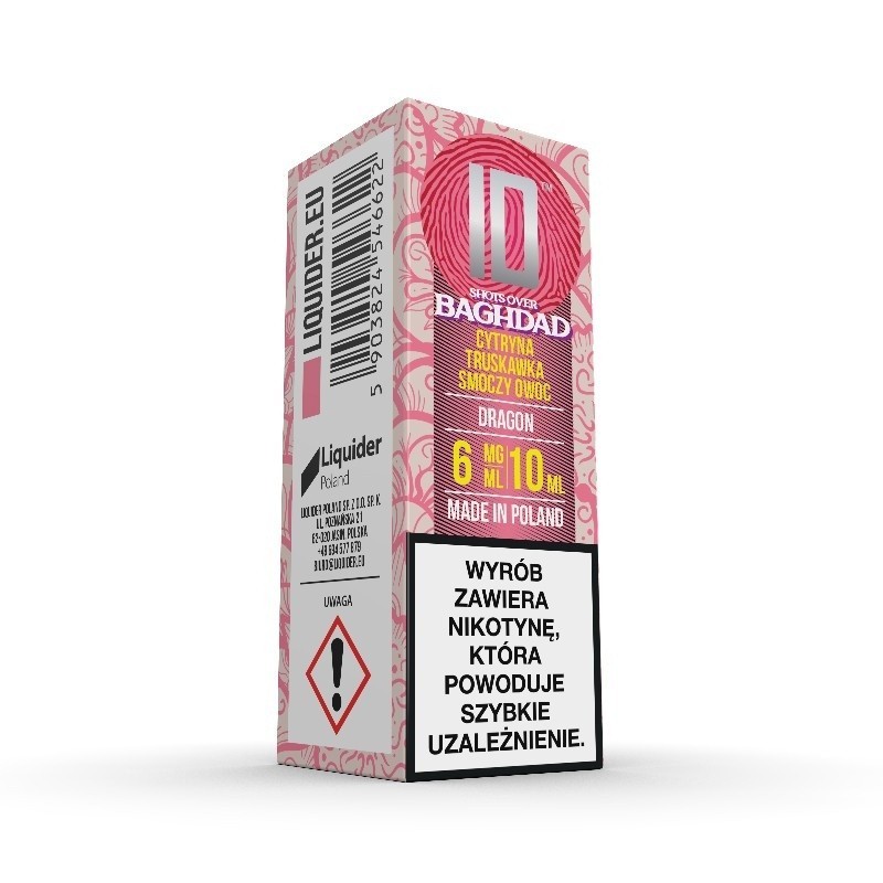 Liquid ID - 10ml Dragon 6mg  | Eliq Vapoteur