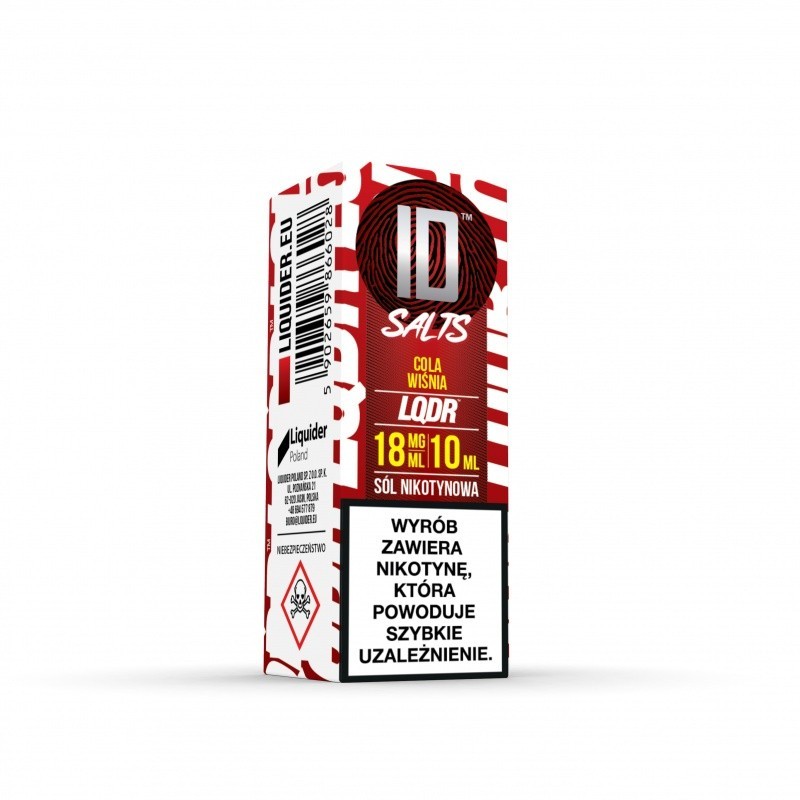 ID Salt - 10ml Cherry & Cola 18mg | EliqVapoteur