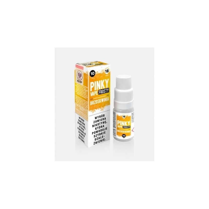 Pinky Vape Frosty - Peach 18mg 10ml | EliqVapoteur