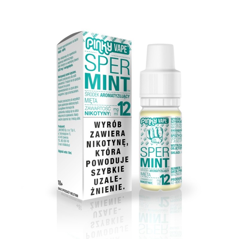 E-liquide Pinky Vape - Sper Mint 12mg 10ml | EliqVapoteur