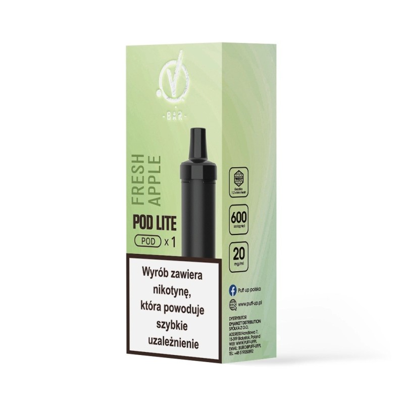 Cartouche Cubo Pod 20mg 2ml - Fresh Apple | EliqVapoteur
