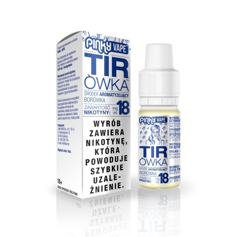 Liquid Pinky Vape - Tirówka 18mg 10ml | Eliq Vapoteur