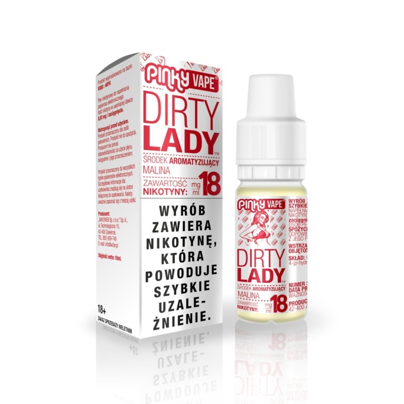 Liquid Pinky Vape - Dirty Lady 18mg 10ml | Eliq Vapoteur