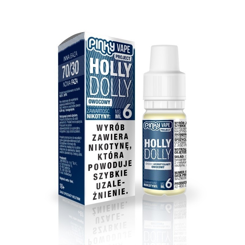 E-liquide Pinky Vape - Holly Dolly 18mg 10ml | EliqVapoteur