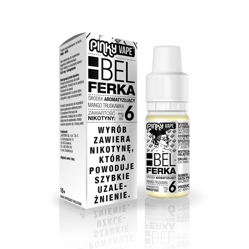 Liquid Pinky Vape - Belferka 18mg 10ml | Eliq Vapoteur