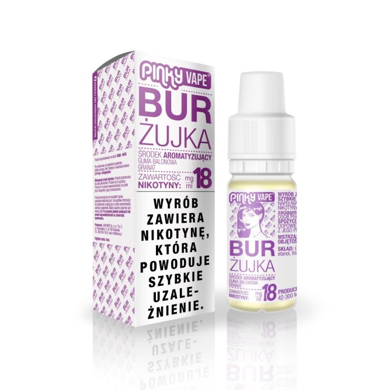 Liquid Pinky Vape - Burżujka 18mg 10ml | Eliq Vapoteur