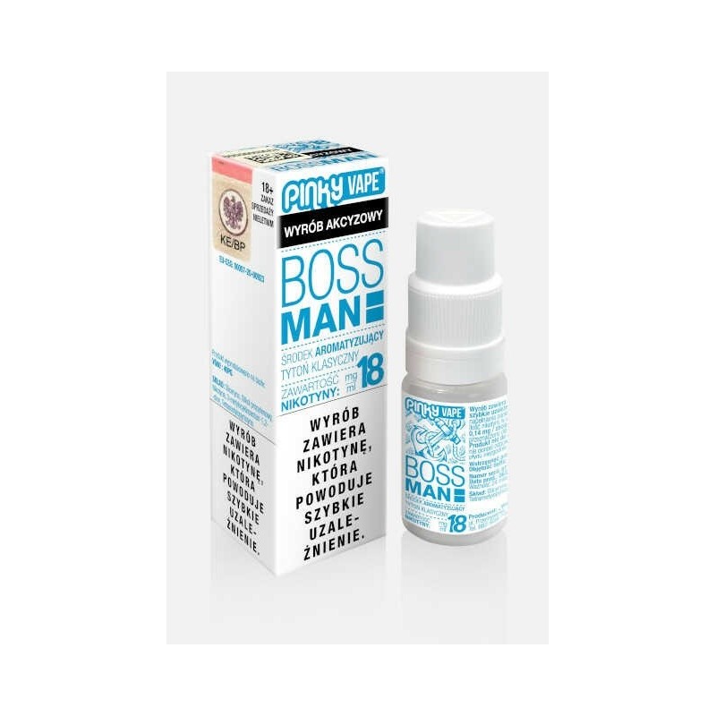 E-liquide Pinky Vape - Bossman 6mg 10ml | EliqVapoteur