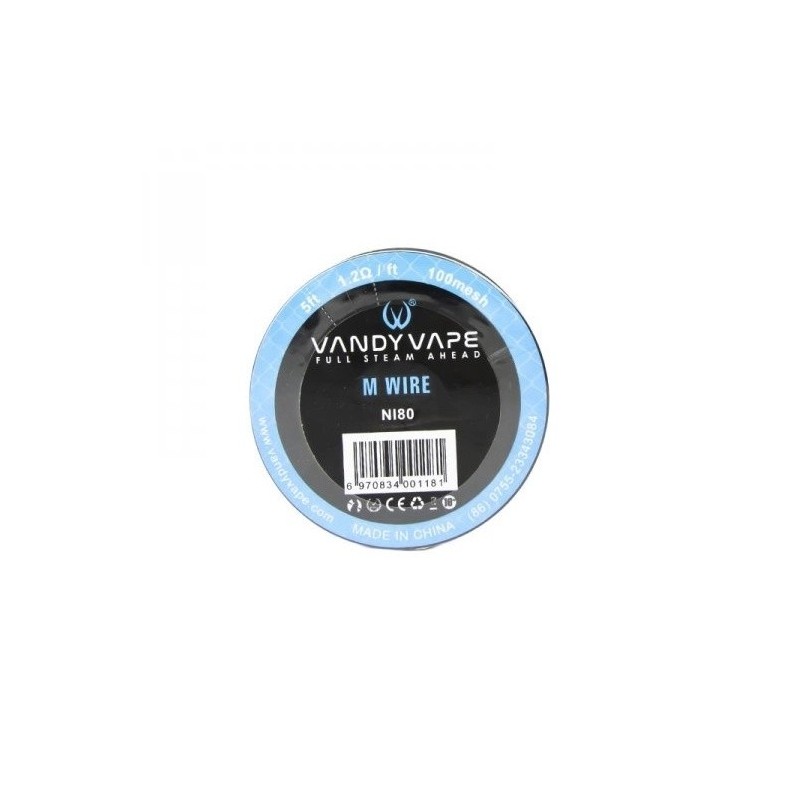 Ni80 Mesh wire 100mesh 5ft (1.2 OHM/ft)- Vandy Vape | Eliq Vapoteur