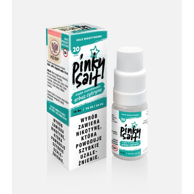 E-liquide Pinky Vape Salt - 10ml Pastèque Citron 20mg | EliqVapoteur