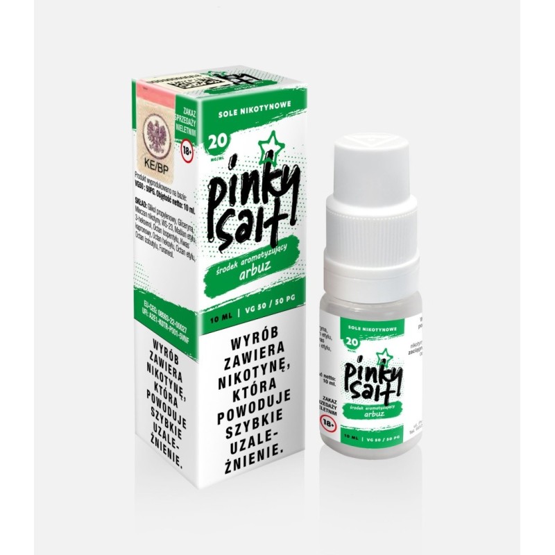 Liquid Pinky Vape Salt - 10ml Arbuz 20mg | Eliq Vapoteur