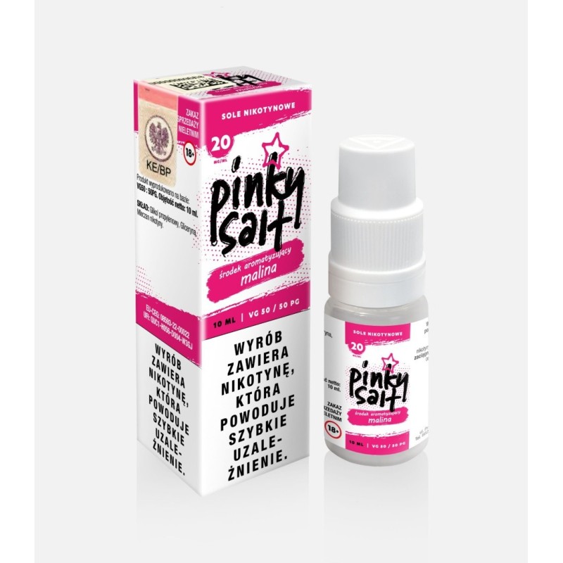 E-liquide Pinky Vape Salt - 10ml Framboise 20mg | EliqVapoteur