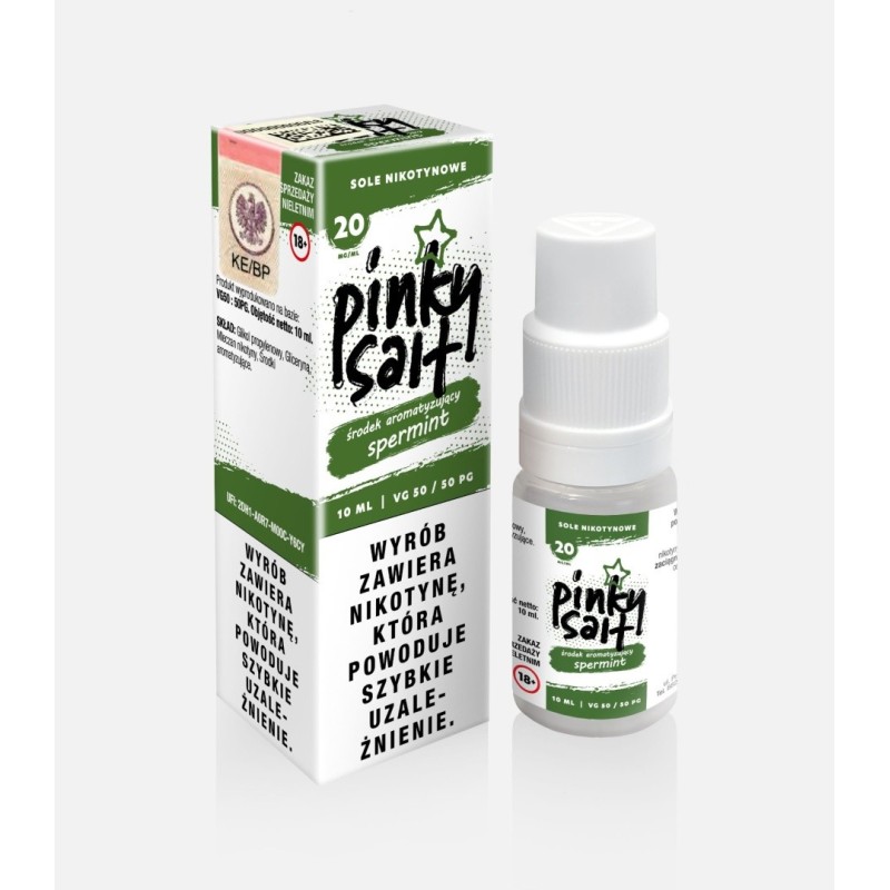 Pinky Vape Salt E-liquid - 10ml Spermint 20mg | EliqVapoteur