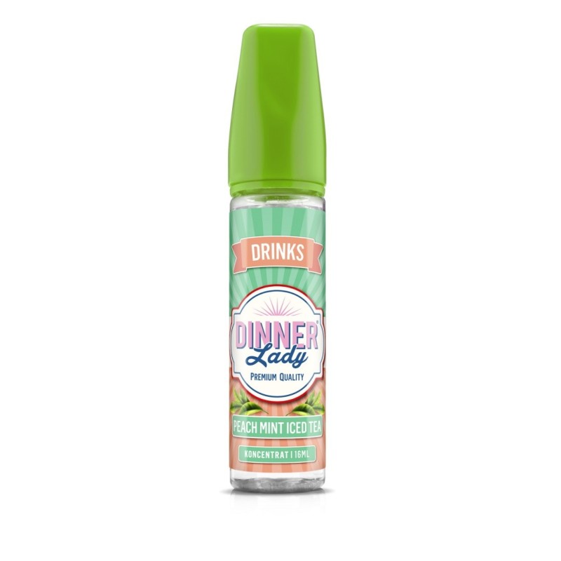 Longfill Dinner Lady 16/60ml - Pêche Menthe Thé Glacé | EliqVapoteur