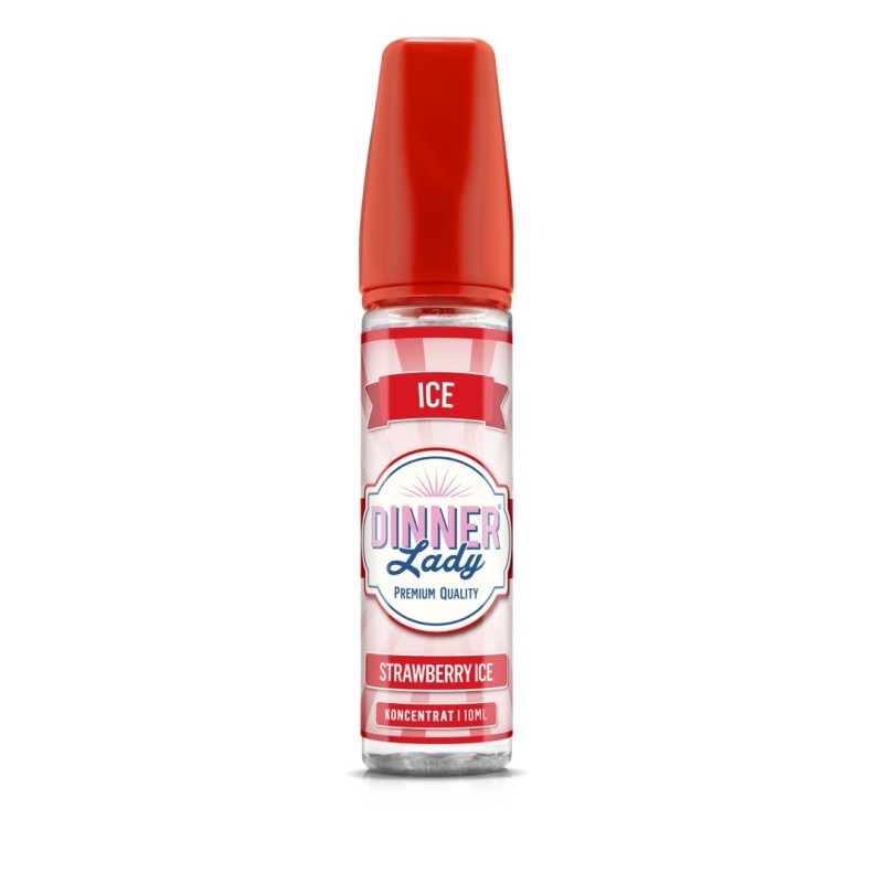 Longfill Dinner Lady 10/60ml - Strawberry ice | Eliq Vapoteur