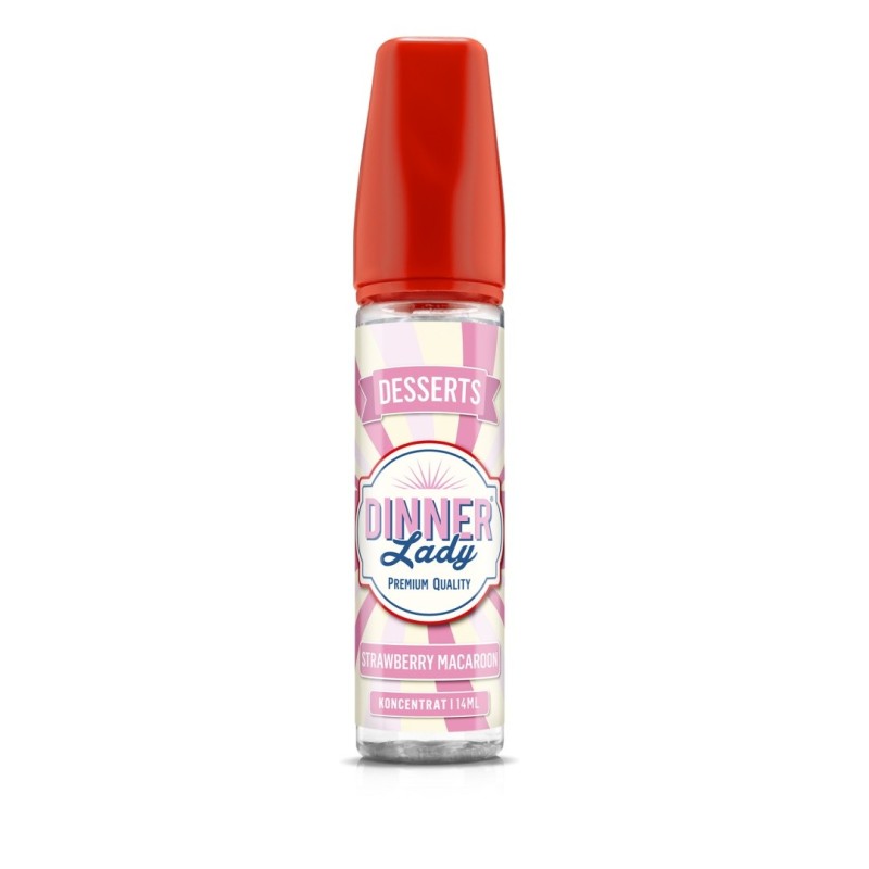 Longfill Dinner Lady 14/60ml - Strawberry Macaroon | Eliq Vapoteur