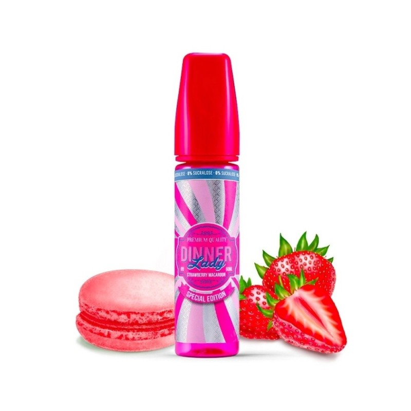 Dinner Lady - Strawberry Macaroon Concentrate 30ml | EliqVapoteur