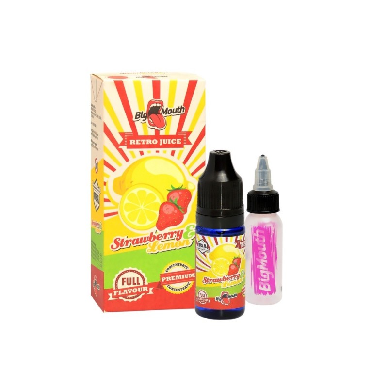 Concentré Big Mouth - Strawberry Lemon Retro Juice 10ml | EliqVapoteur