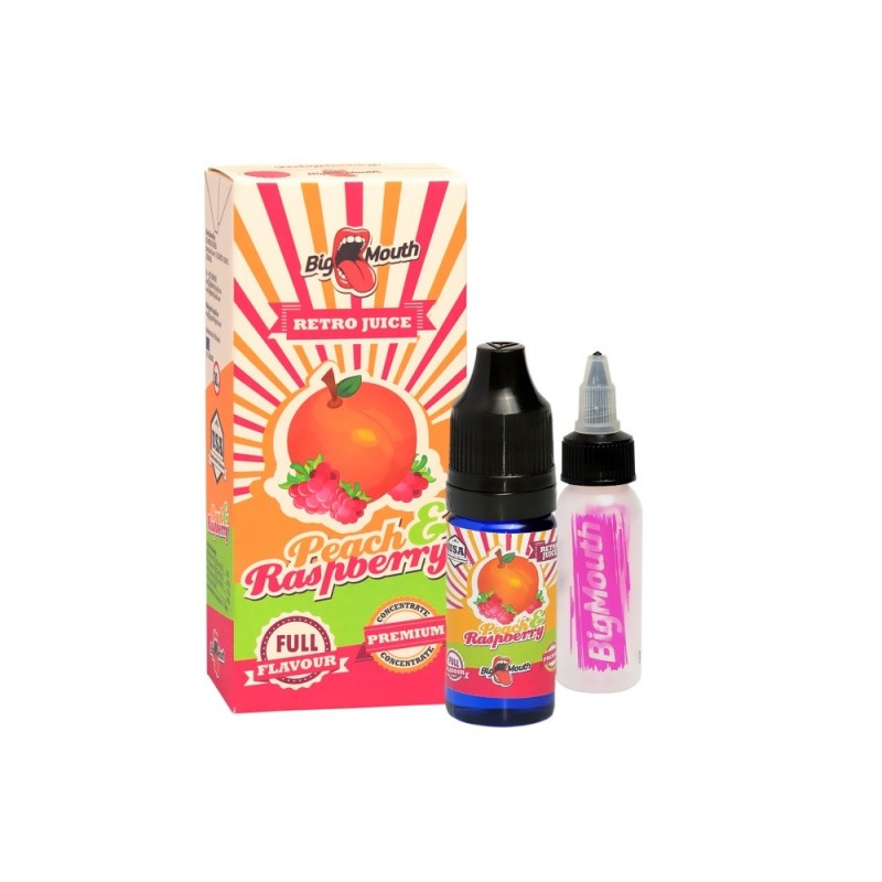 Koncentrat Big Mouth - Peach Raspberry Retro Juice 10ml | Eliq Vapoteur