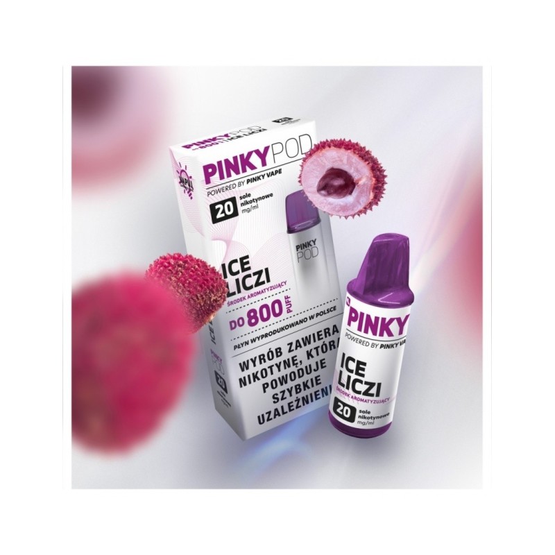Kartridż Pinky POD-Ice Liczi | Eliq Vapoteur