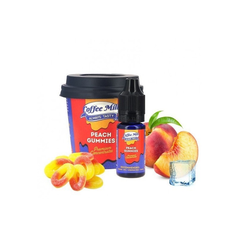 Peach Gummies Coffee Mill 10ml | EliqVapoteur