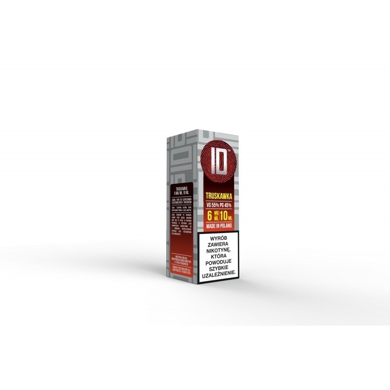 Liquid ID - 10ml Truskawka 6mg  | Eliq Vapoteur