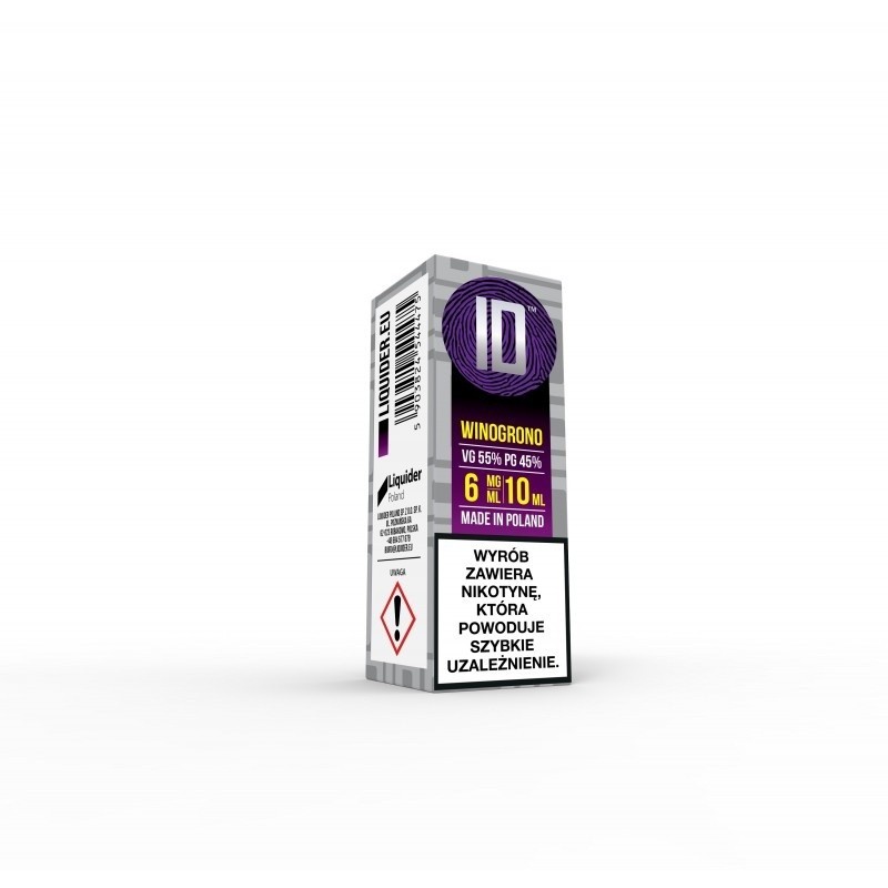 Liquid ID - 10ml Raisin 6mg  | Eliq Vapoteur