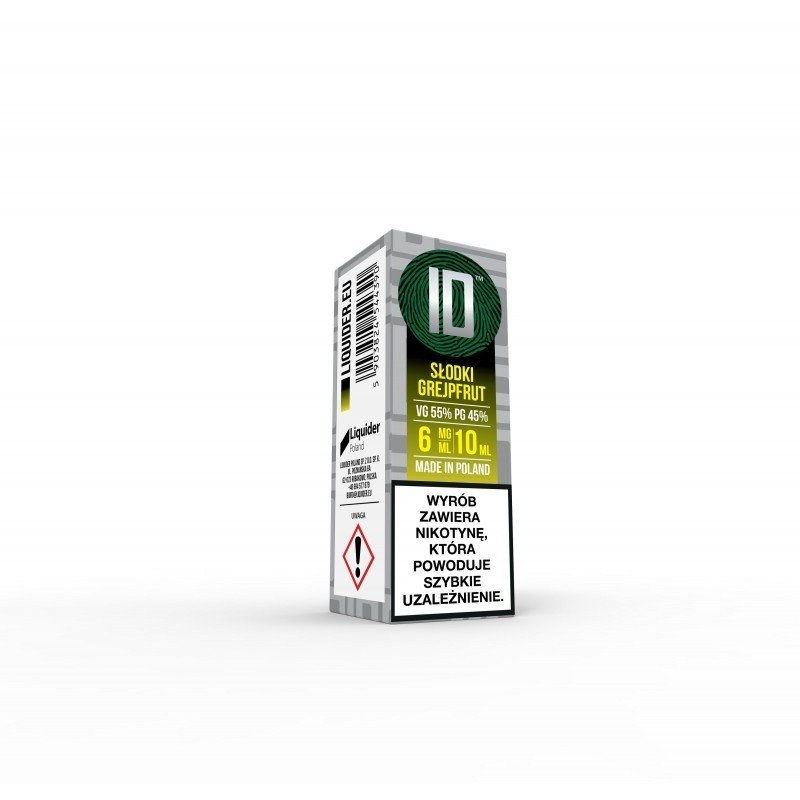 Liquid ID - 10ml Sweet Grapefruit 6mg | Eliq Vapoteur