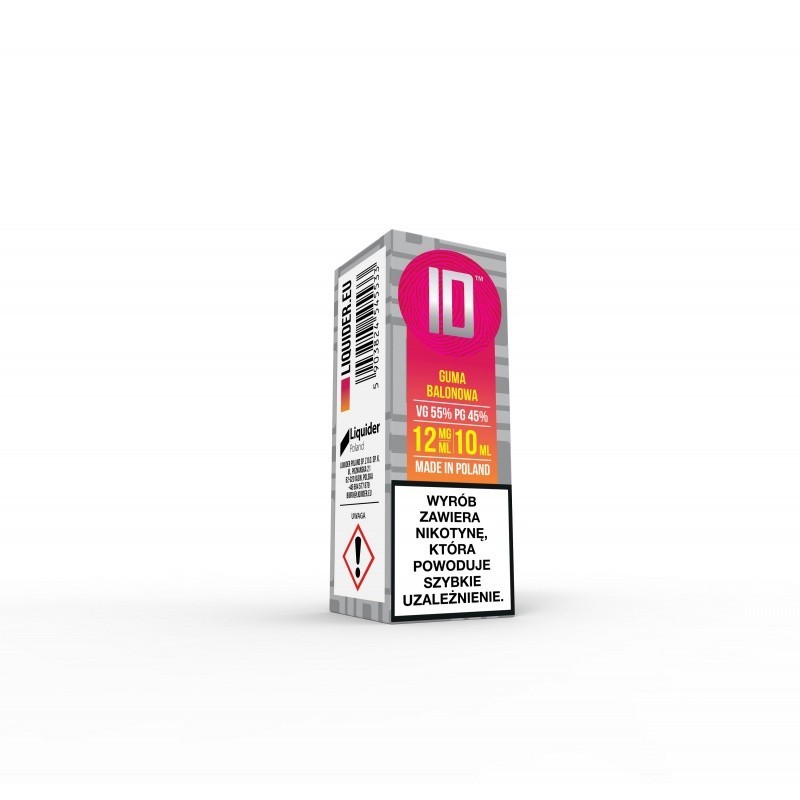 Liquid ID - 10ml Guma Balonowa 12mg | Eliq Vapoteur