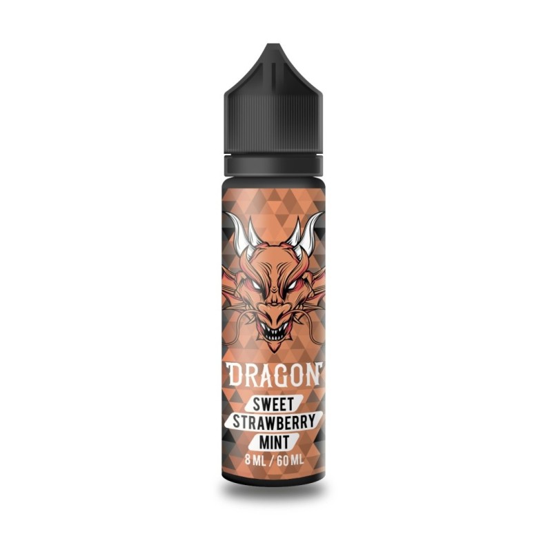 Longfill Dragon 8/60ml - Fraise Menthe Sucrée | Eliq Vapoteur