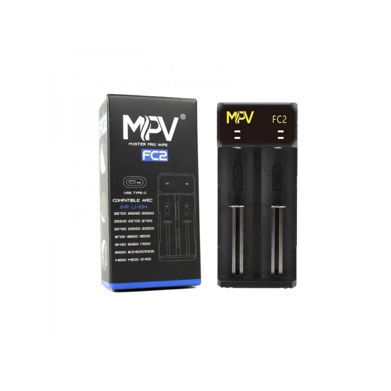 Charger - 2 sockets FC2 - Master Pro Vape | Eliq Vapoteur