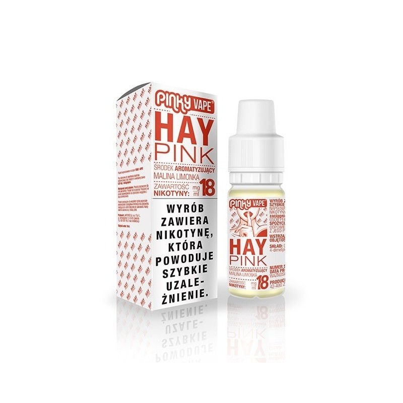 Liquid Pinky Vape - Hay Pink 18mg 10ml | Eliq Vapoteur